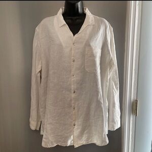 Brand Casual Ivory Button Down Shirt
